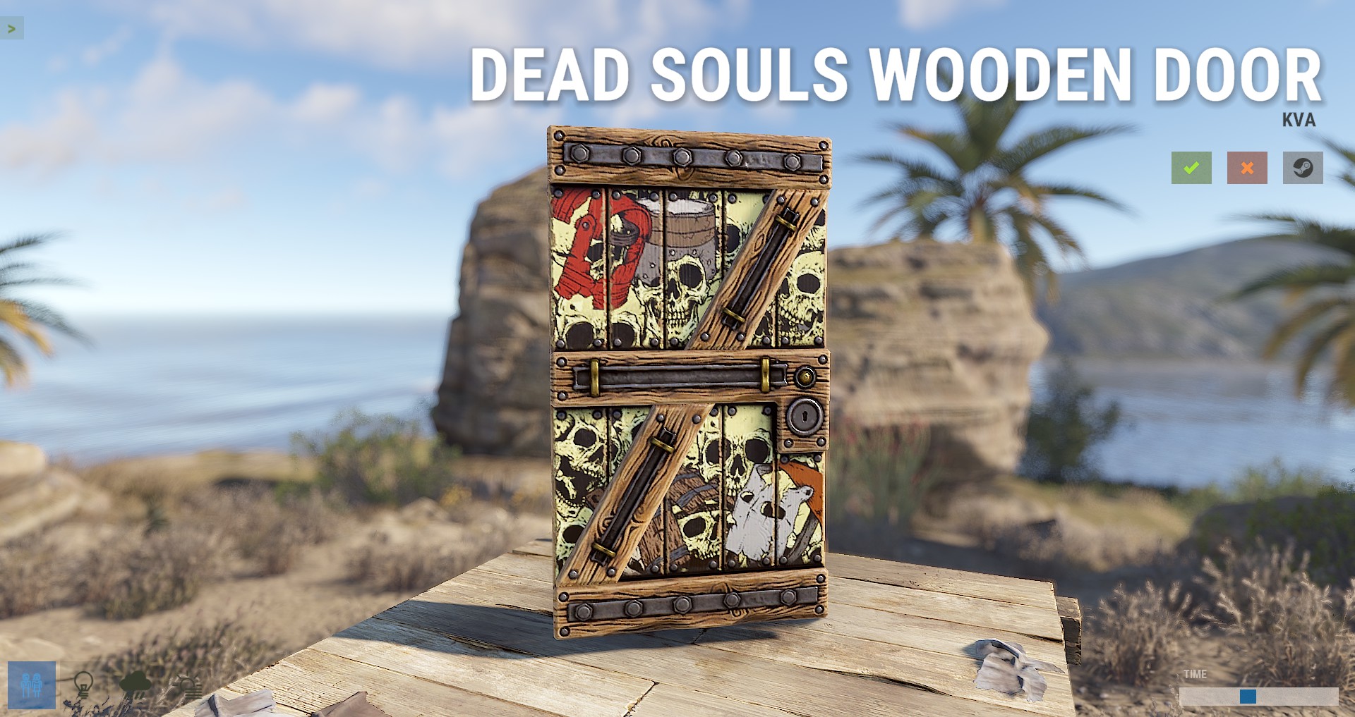 Dead Souls Wooden Door thumbnail 5