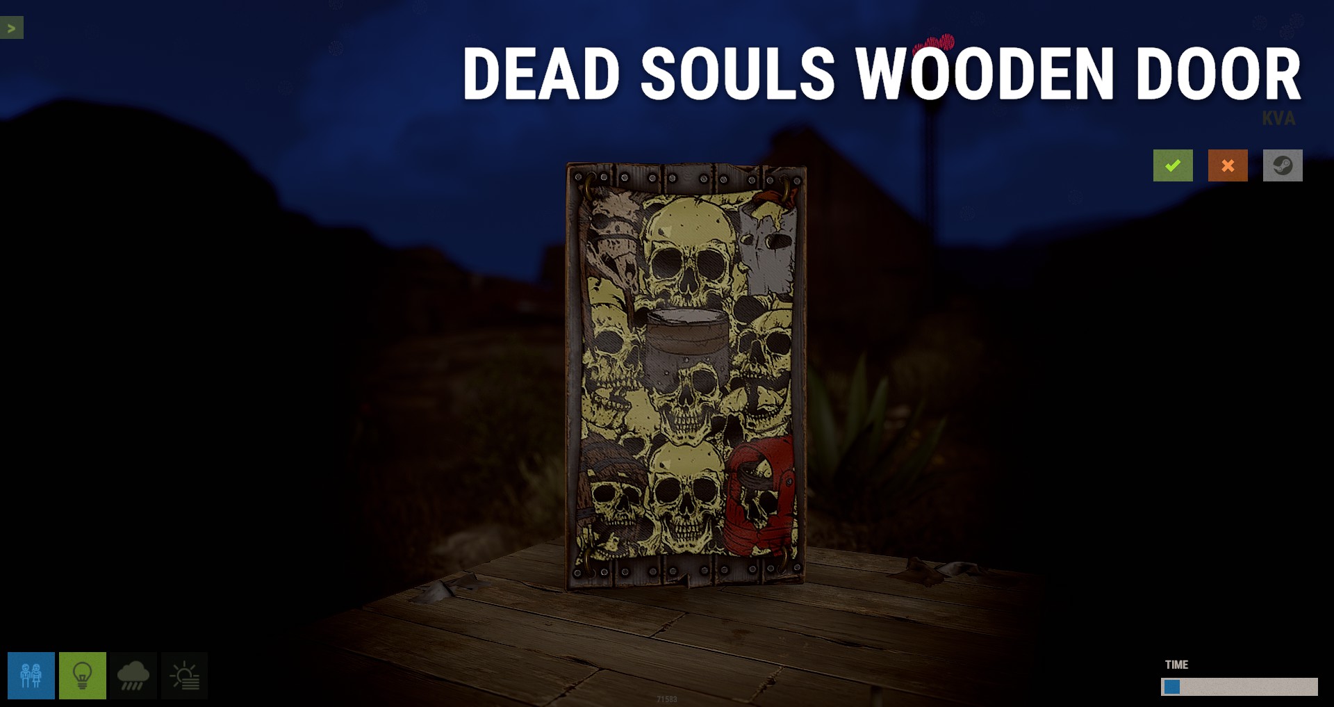 Dead Souls Wooden Door thumbnail 7