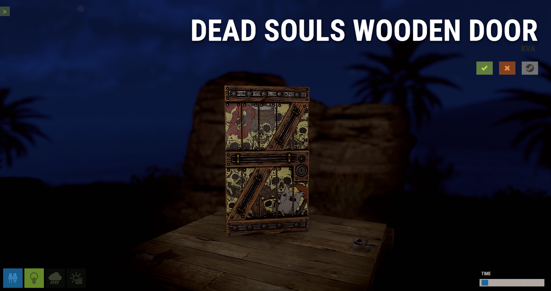 Dead Souls Wooden Door thumbnail 8