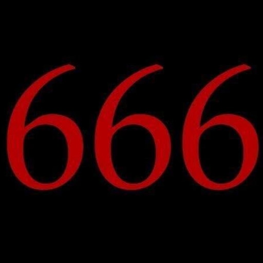 Число имени зверя. Число 666. 666 Картинки. Знак 666. 666 Надпись.