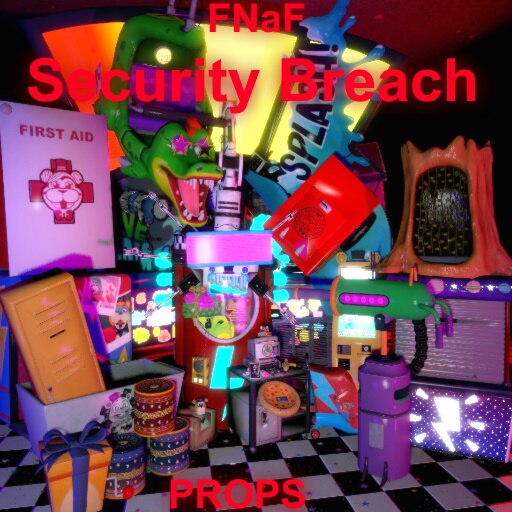FNAF Security Breach Official Game Model Pack