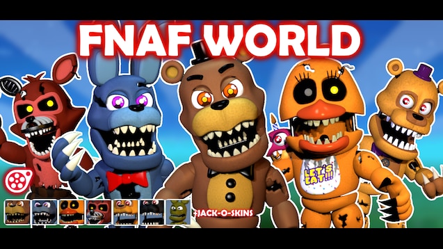 Steam Workshop::FNaF World: FNaF 4 (MODEL LINK IN DESC)