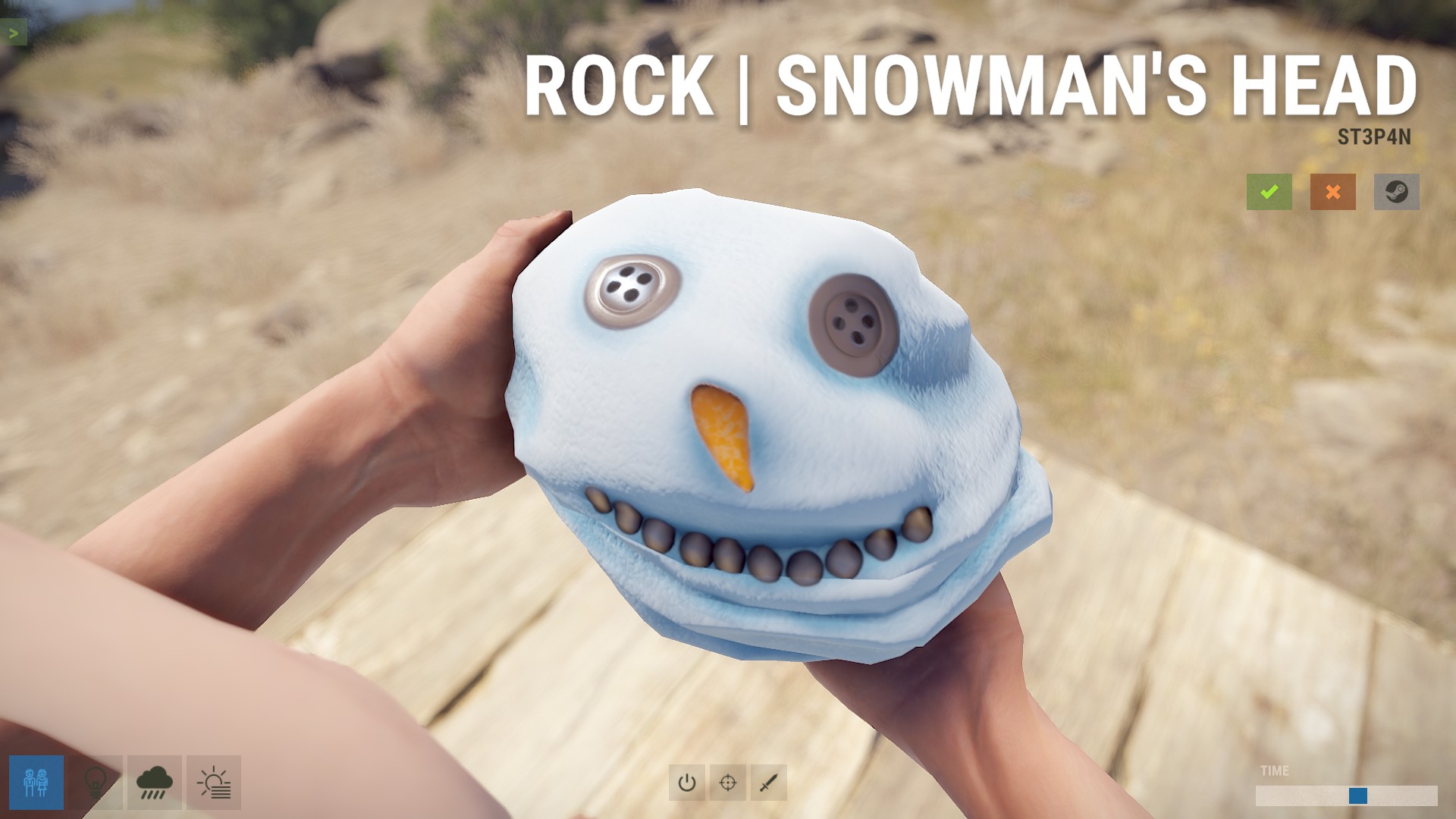 Snowman Head Rock thumbnail 4