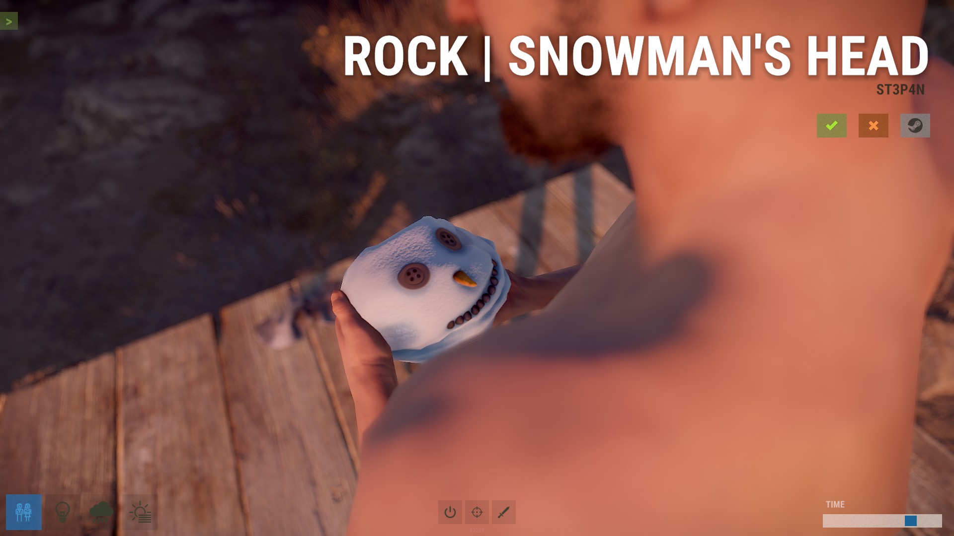 Snowman Head Rock thumbnail 3