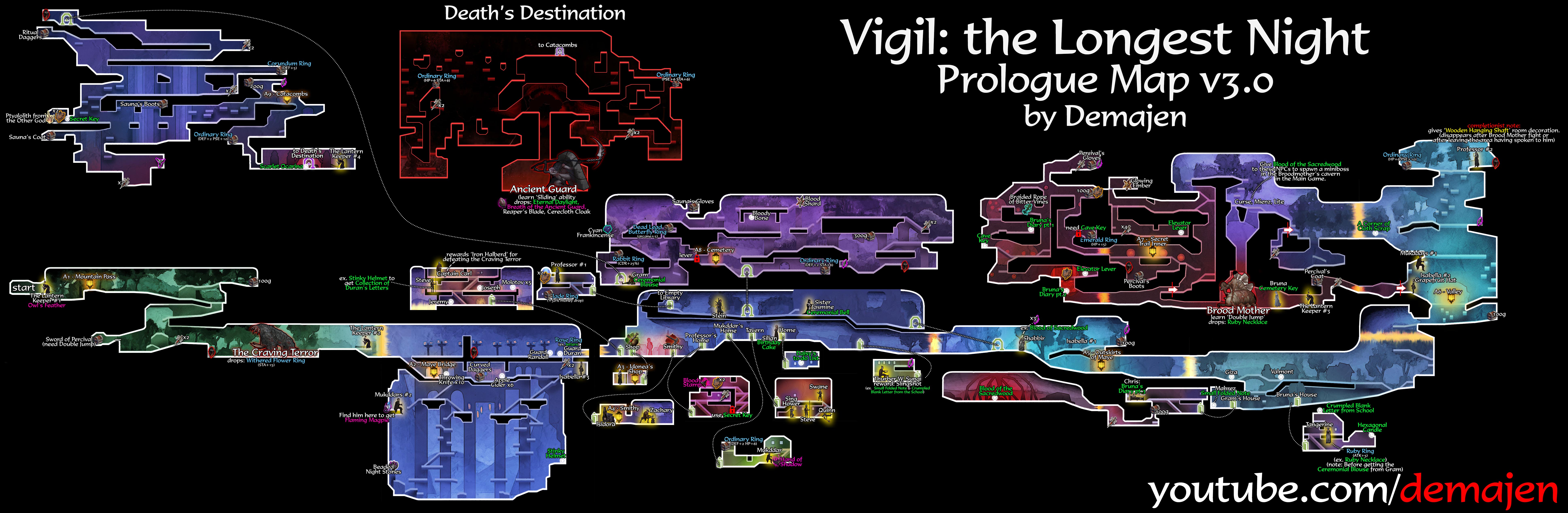 Vigil the longest night full map