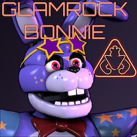 FNaF RUIN Glamrock Bonnie (fully rigged) - Download Free 3D model