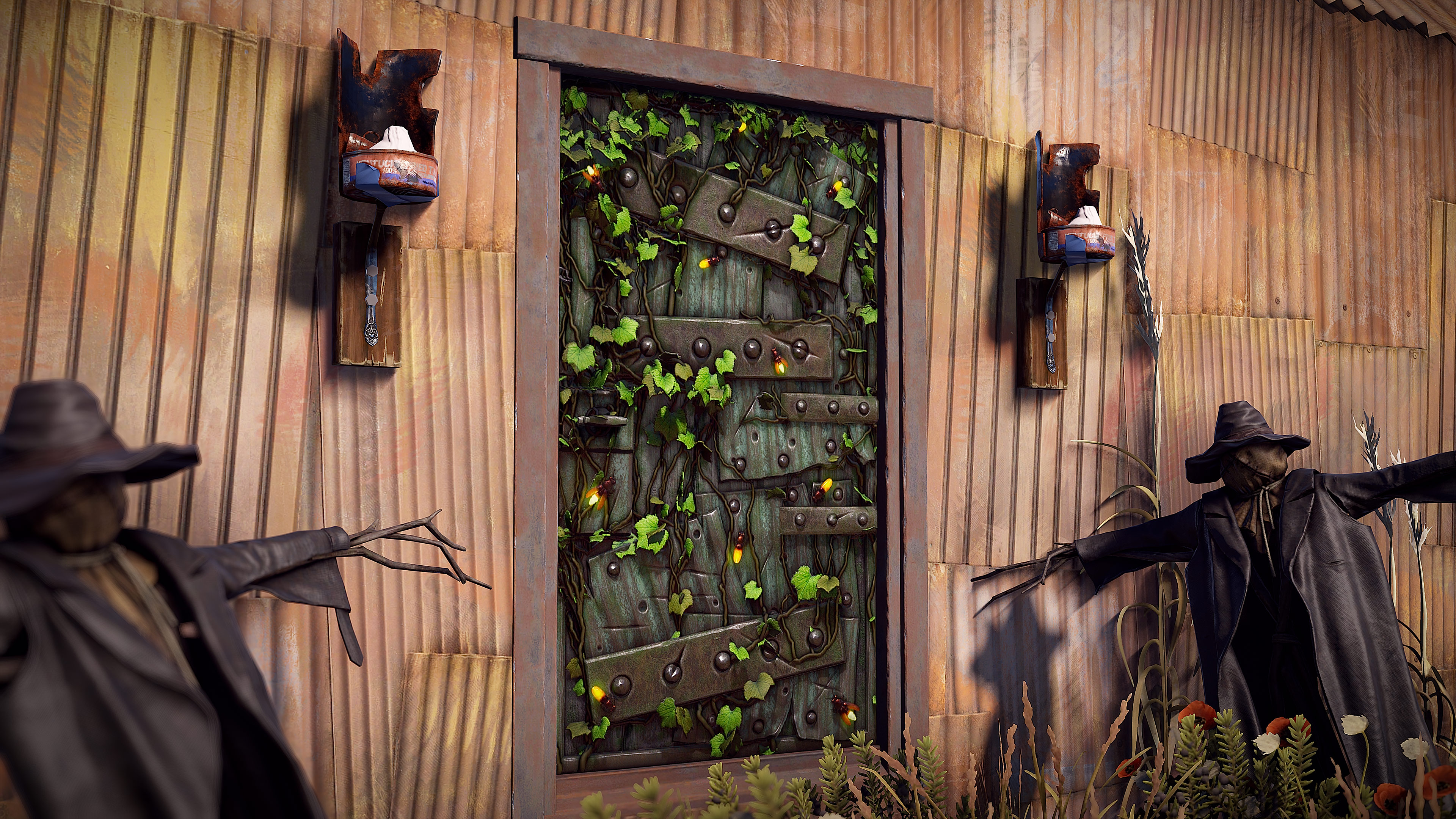 Fireflies Metal Door thumbnail 3