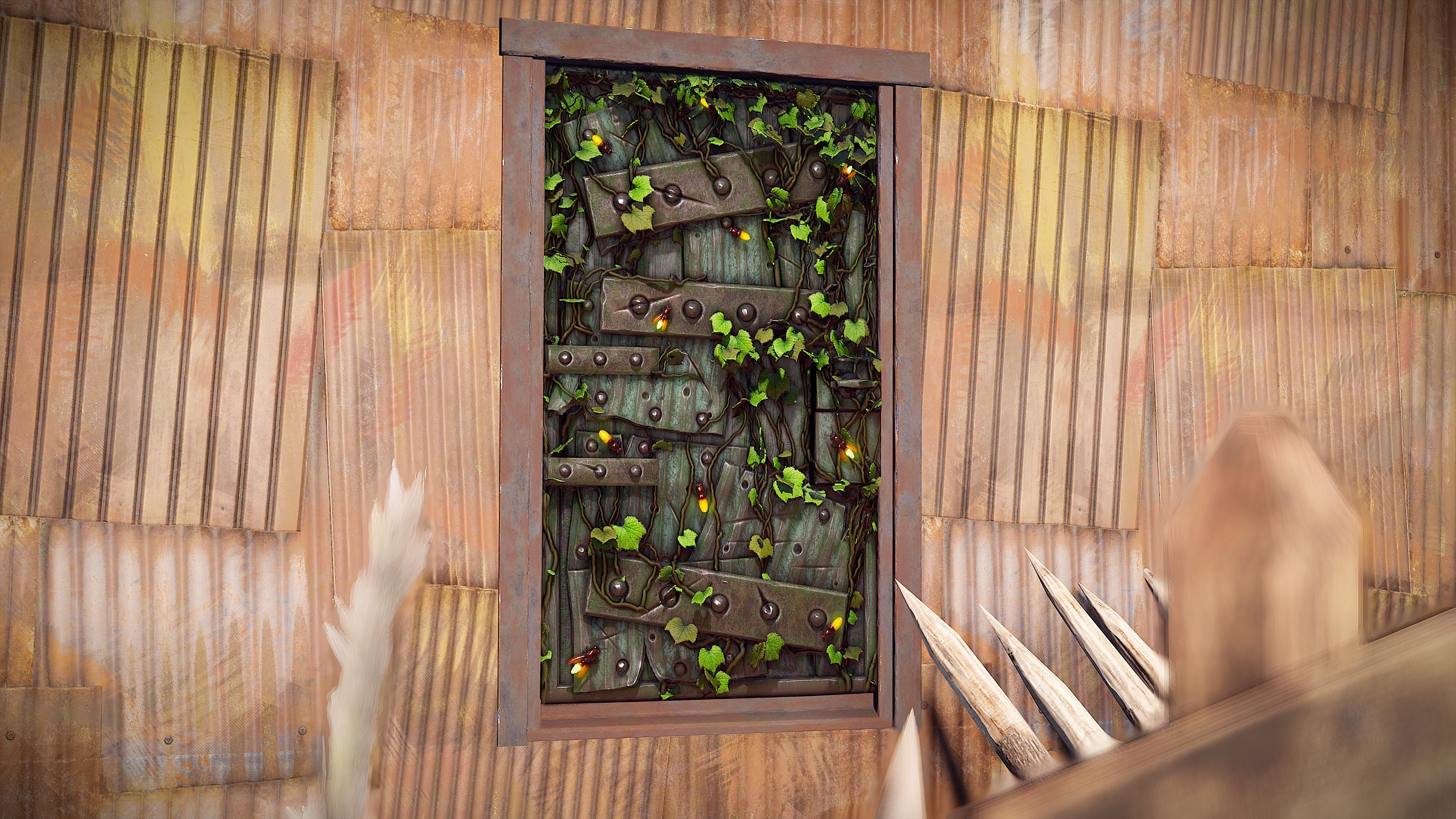Fireflies Metal Door thumbnail 6