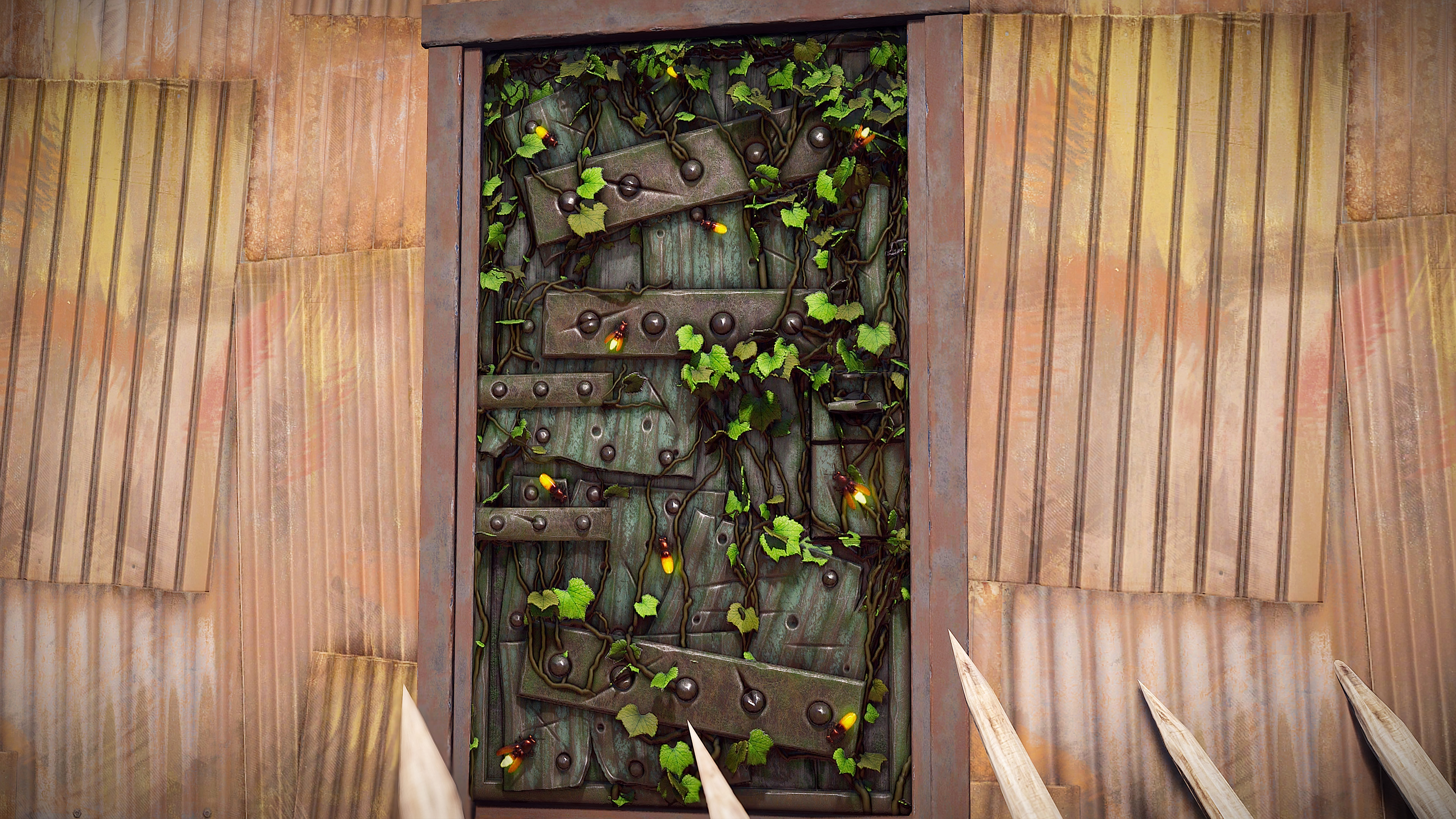 Fireflies Metal Door thumbnail 7