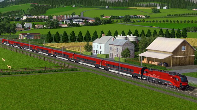 Steam Workshop::ÖBB 1216 017 railjet (7 Cars)