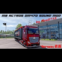 ETS2 1.45 MERCEDES ACTROS MP4 TUNING MOD TURBO SOUND 