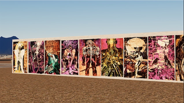 Steam Workshop::Tarot Cards Graffiti Pack [Cyberpunk 2077]