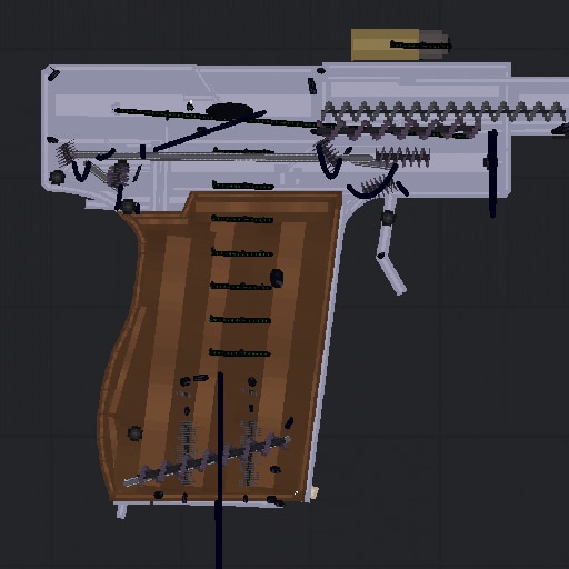 I made a working gun on people playground! Didnt know how to make hammers,  So i used the in-game objects. : r/peopleplayground