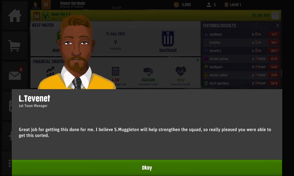 Club Soccer Director 2022 on Steam