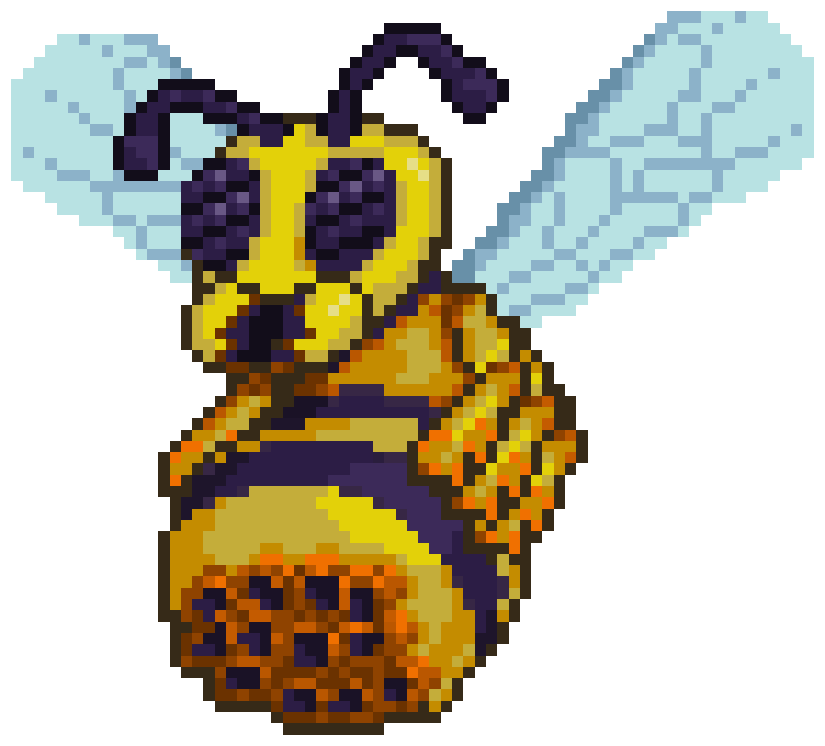 Как призвать пчелу. Королева пчёл Terraria. Террария игра босс пчела. Террария боссы Королева пчёл. Пчела из террарии босс.