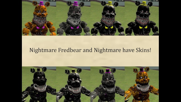 Fixed Nightmare Fredbear FNaF Workshop Animation 