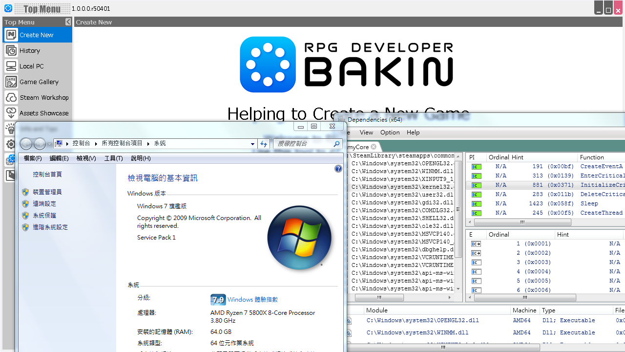 Steam Community :: Guide :: Win7 run RPG Developer Bakin