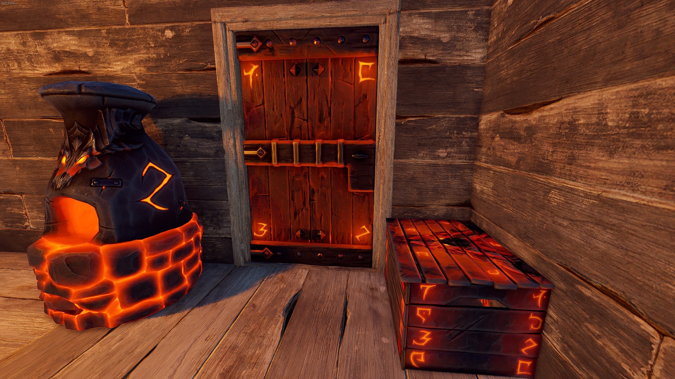 Molten Visage Wood Door thumbnail 3