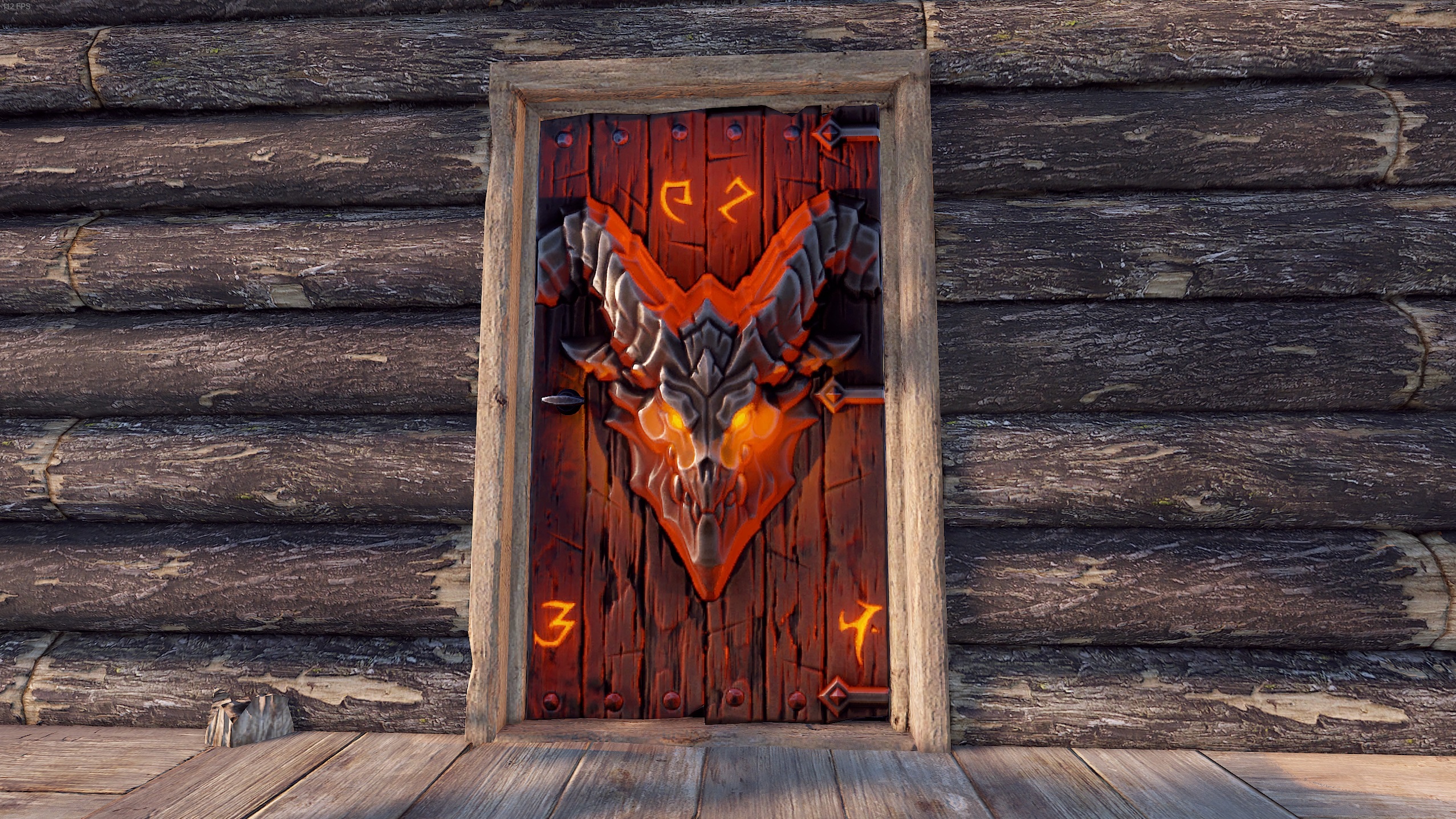Molten Visage Wood Door screenshot 1