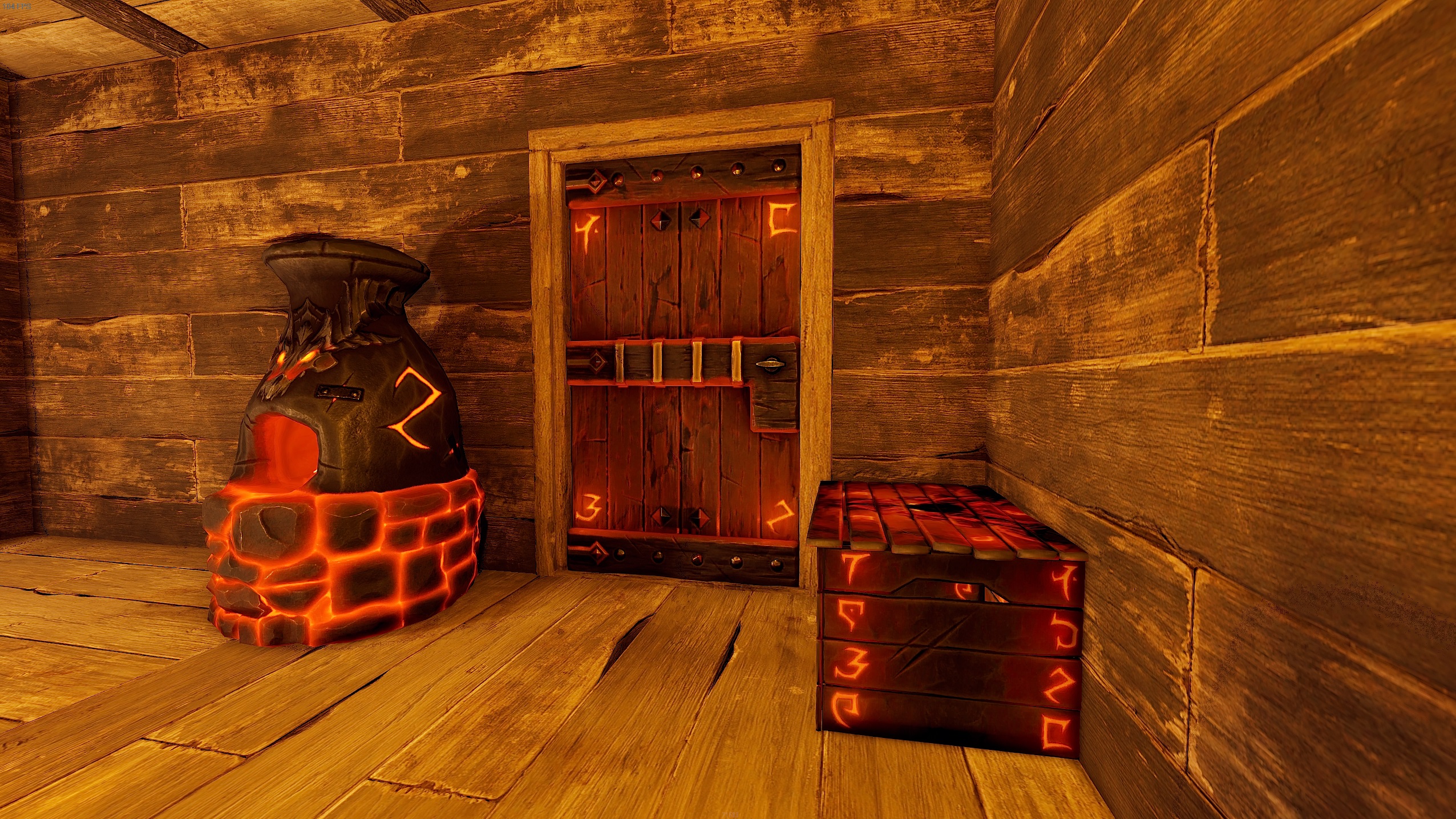Molten Visage Wood Door thumbnail 7