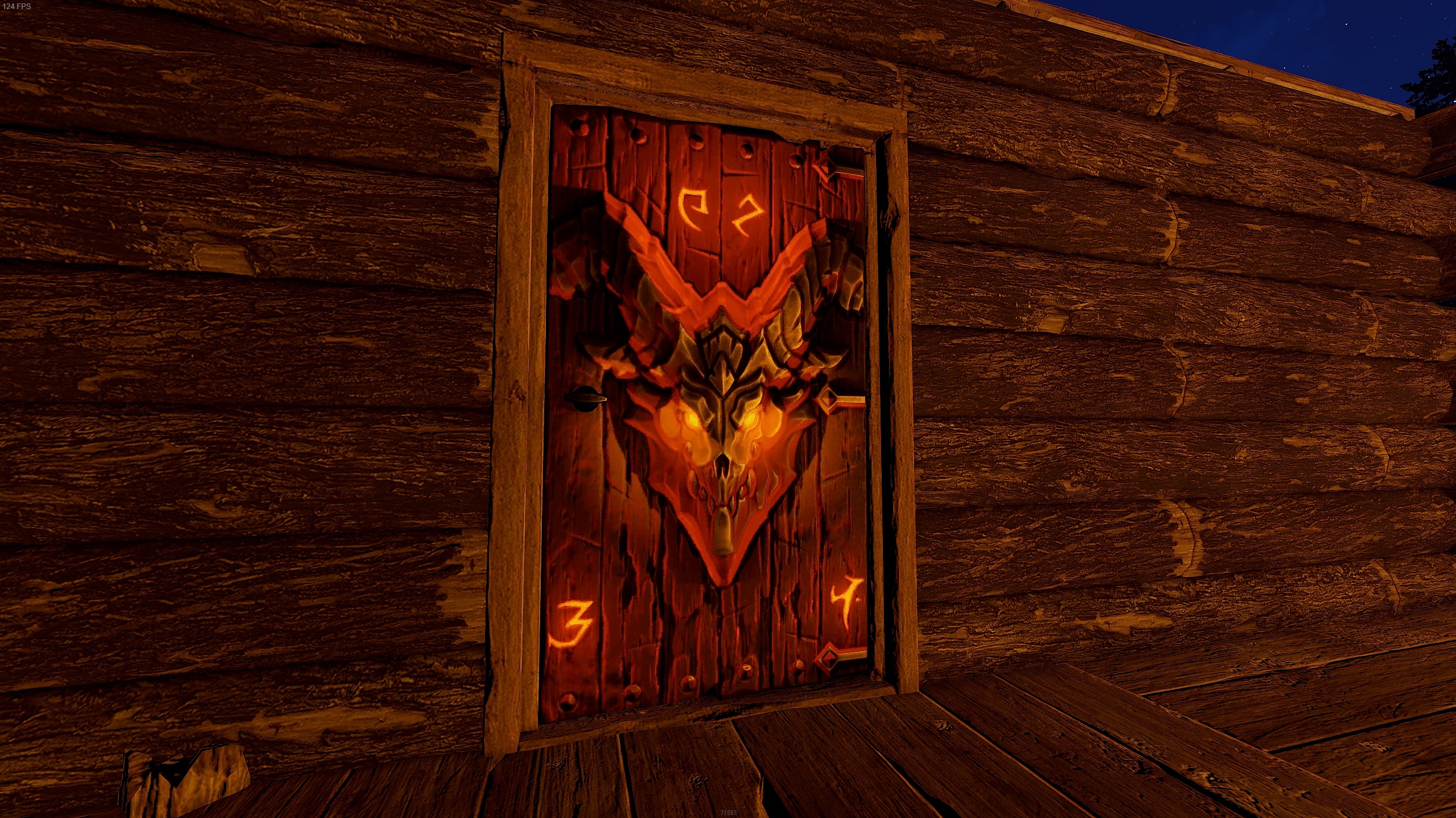 Molten Visage Wood Door thumbnail 4