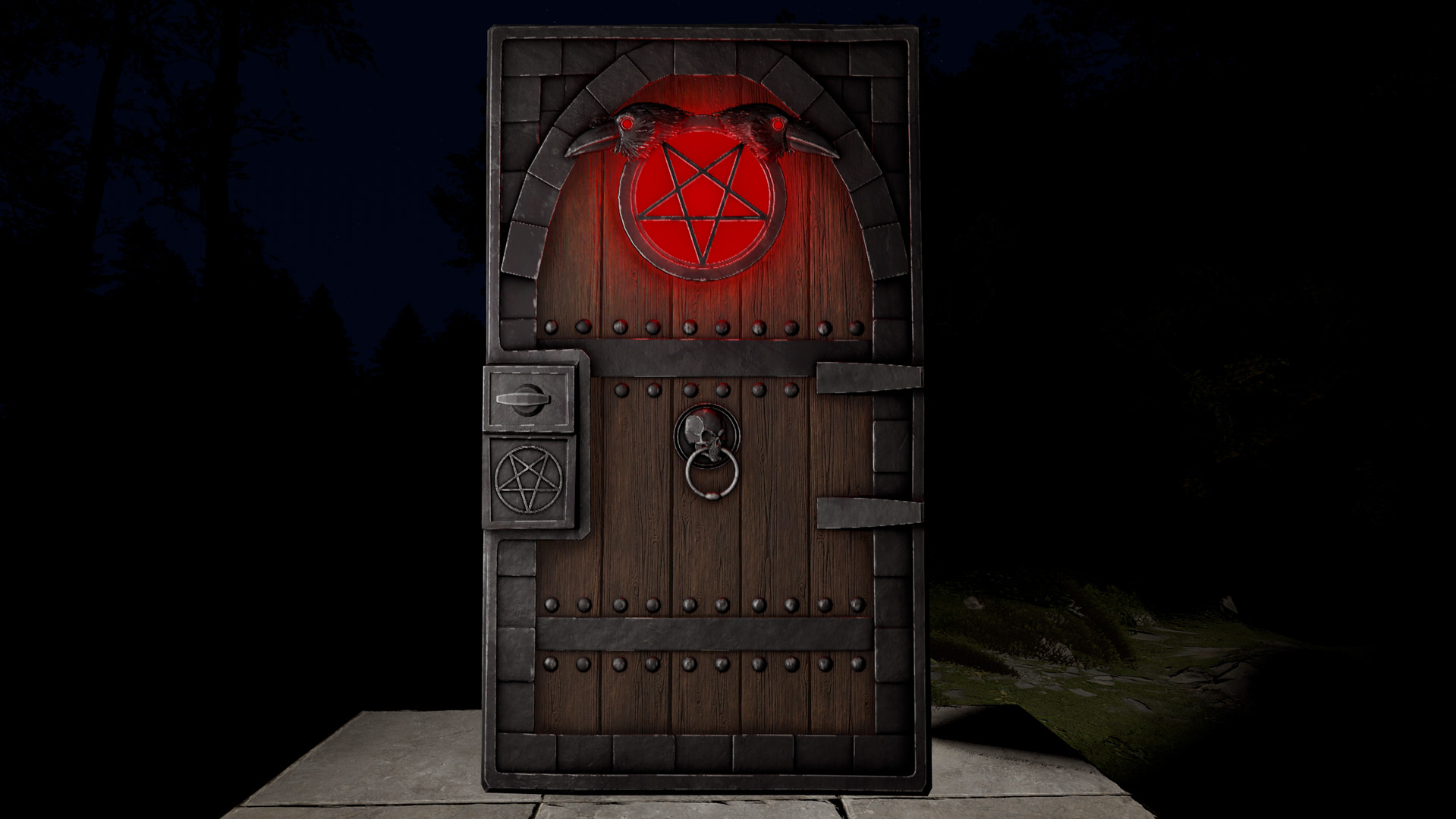 Demonic Raven Door thumbnail 2