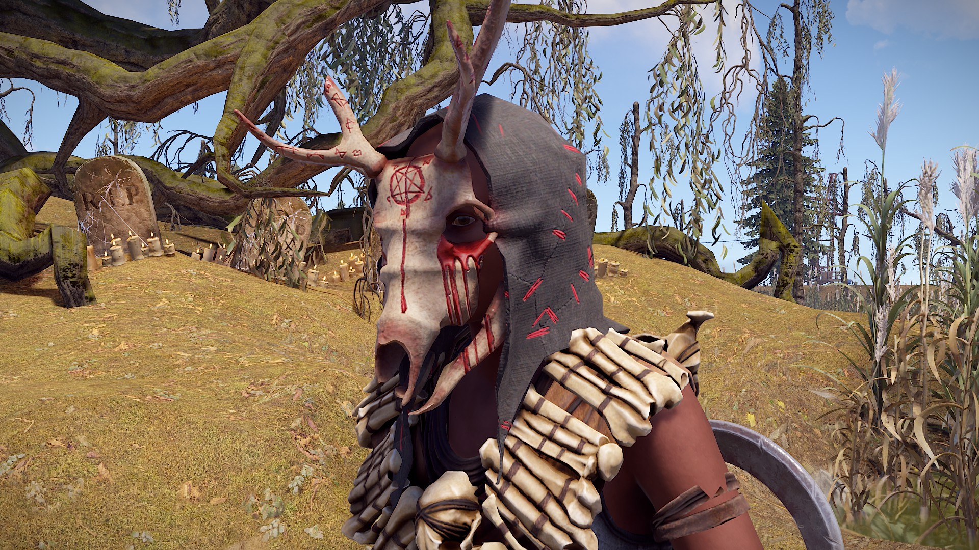 Cultist Deer Skull Mask thumbnail 2