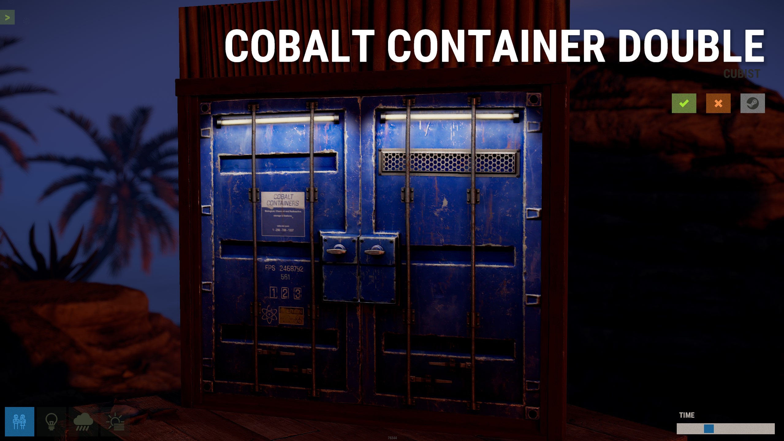 Cobalt Container Double Door screenshot 1
