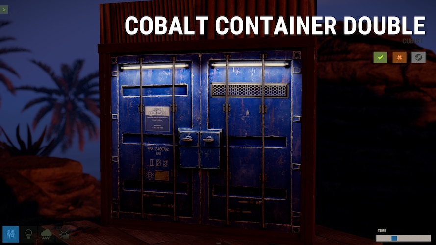 Cobalt Container Double Door - image 1
