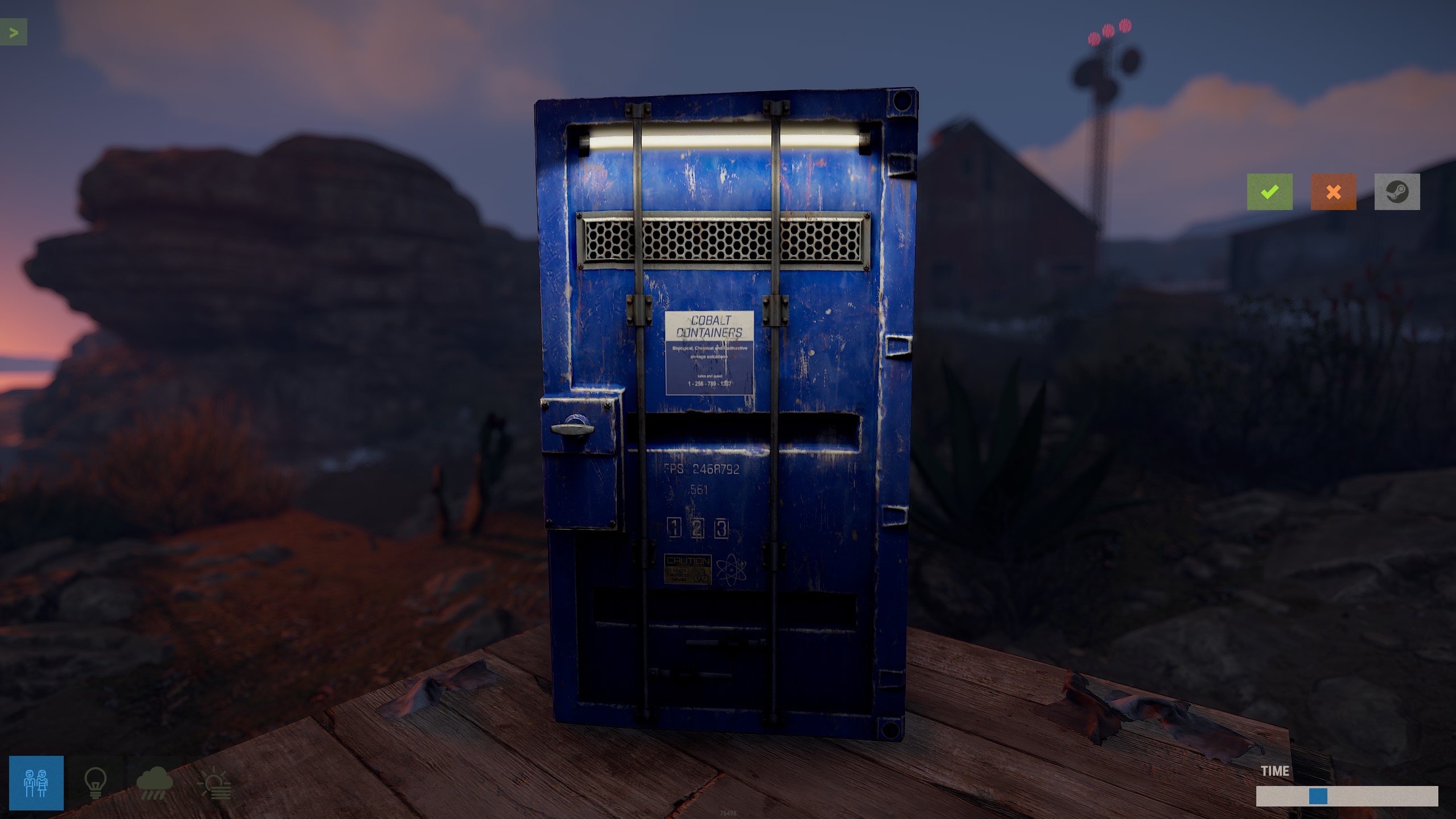 Cobalt Container Metal Door screenshot 1