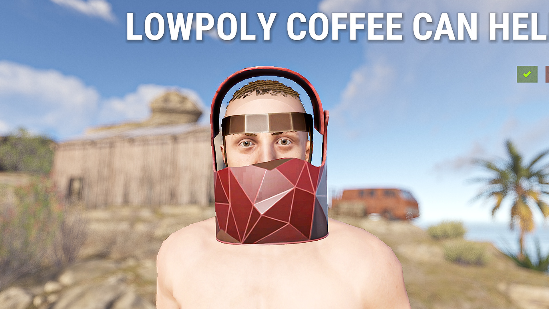 Low Poly Helmet thumbnail 2