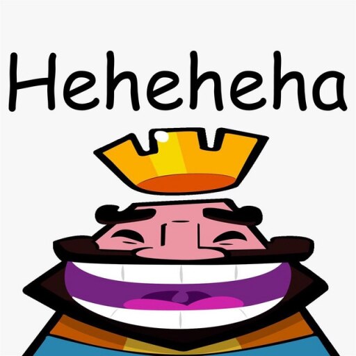 Steam Workshop::Clash Royale Nextbot King emote laugh hehehehaw