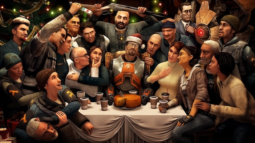 Mods new com. Новогодний халф лайф 2. Half-Life 2 новый год. Халф лайф новый год. Новогодний half Life.