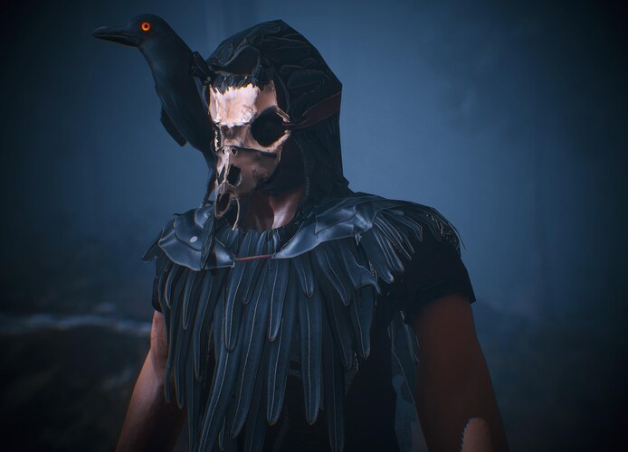 Raven Deer Skull Mask - image 1