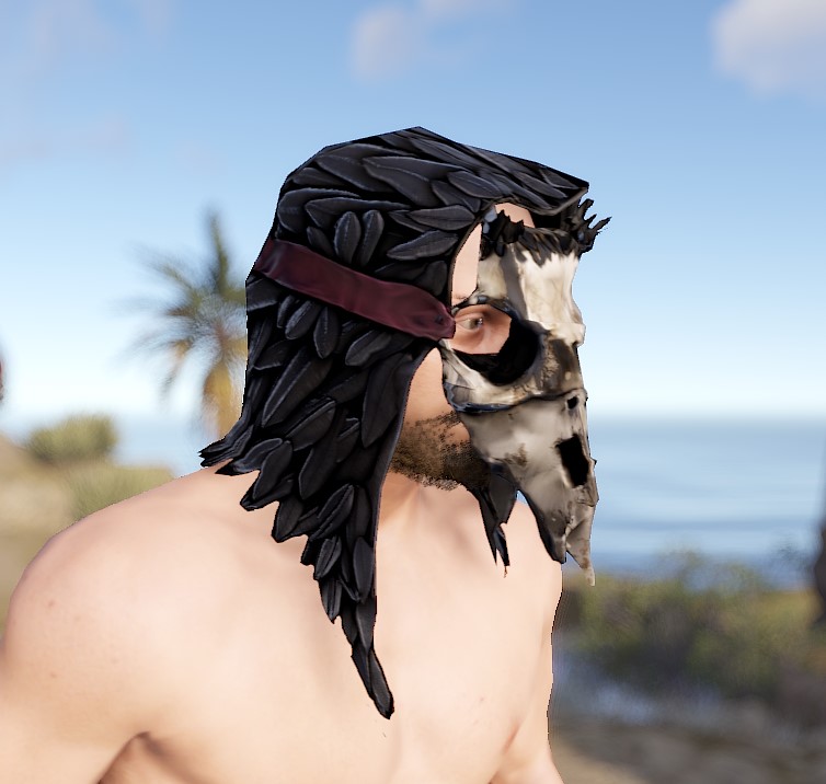 Raven Deer Skull Mask screenshot 1