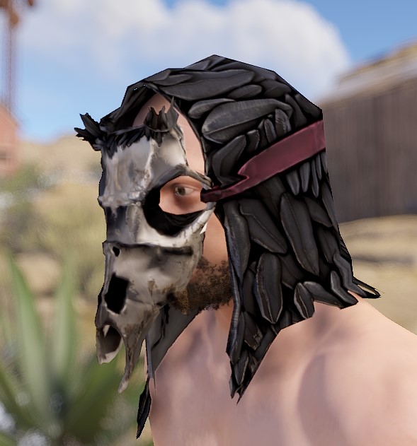 Raven Deer Skull Mask thumbnail 3