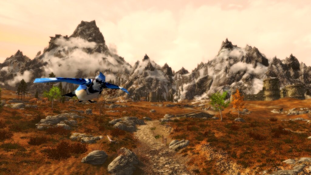 Steam Community Screenshot Birds Of Skyrim 2 Skybirds Mod