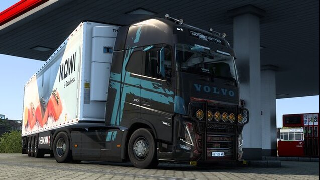 Steam Workshop::Volvo FH5 Grey and Blue performance Skin