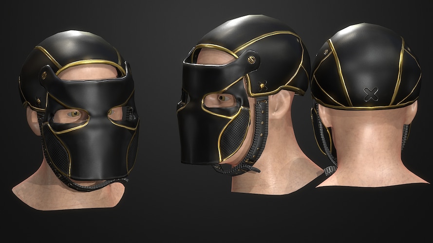Black Gold Facemask - image 1