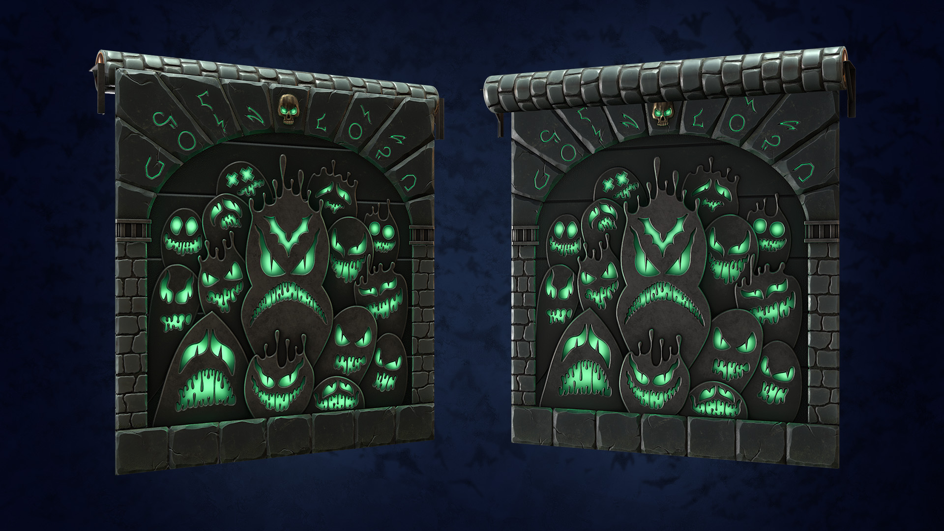 Ghostly Flame Garage Door thumbnail 10