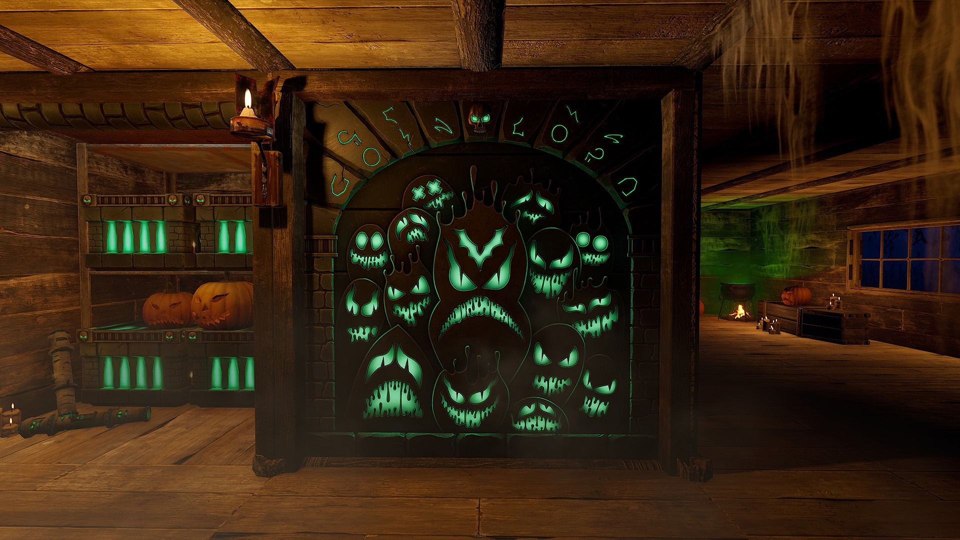Ghostly Flame Garage Door screenshot 1