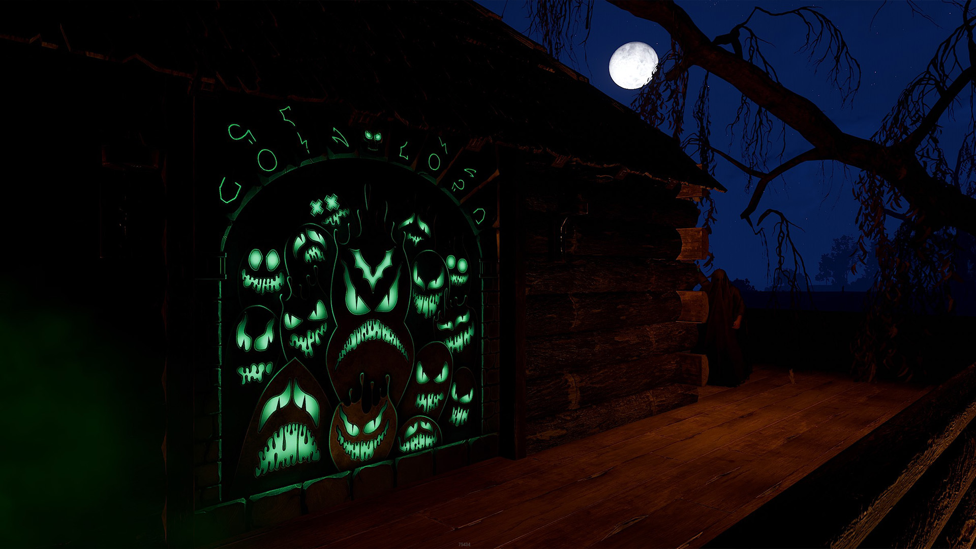 Ghostly Flame Garage Door thumbnail 6