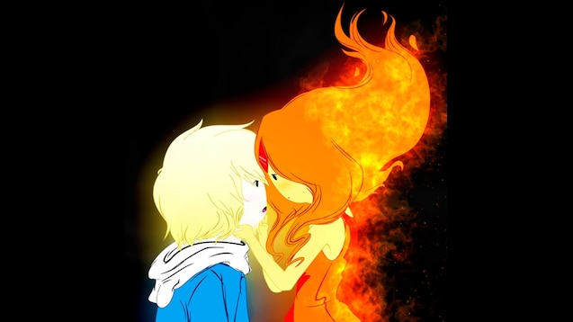 adventure time fionna and flame princess
