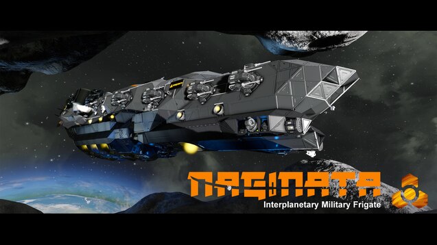 military space frigate