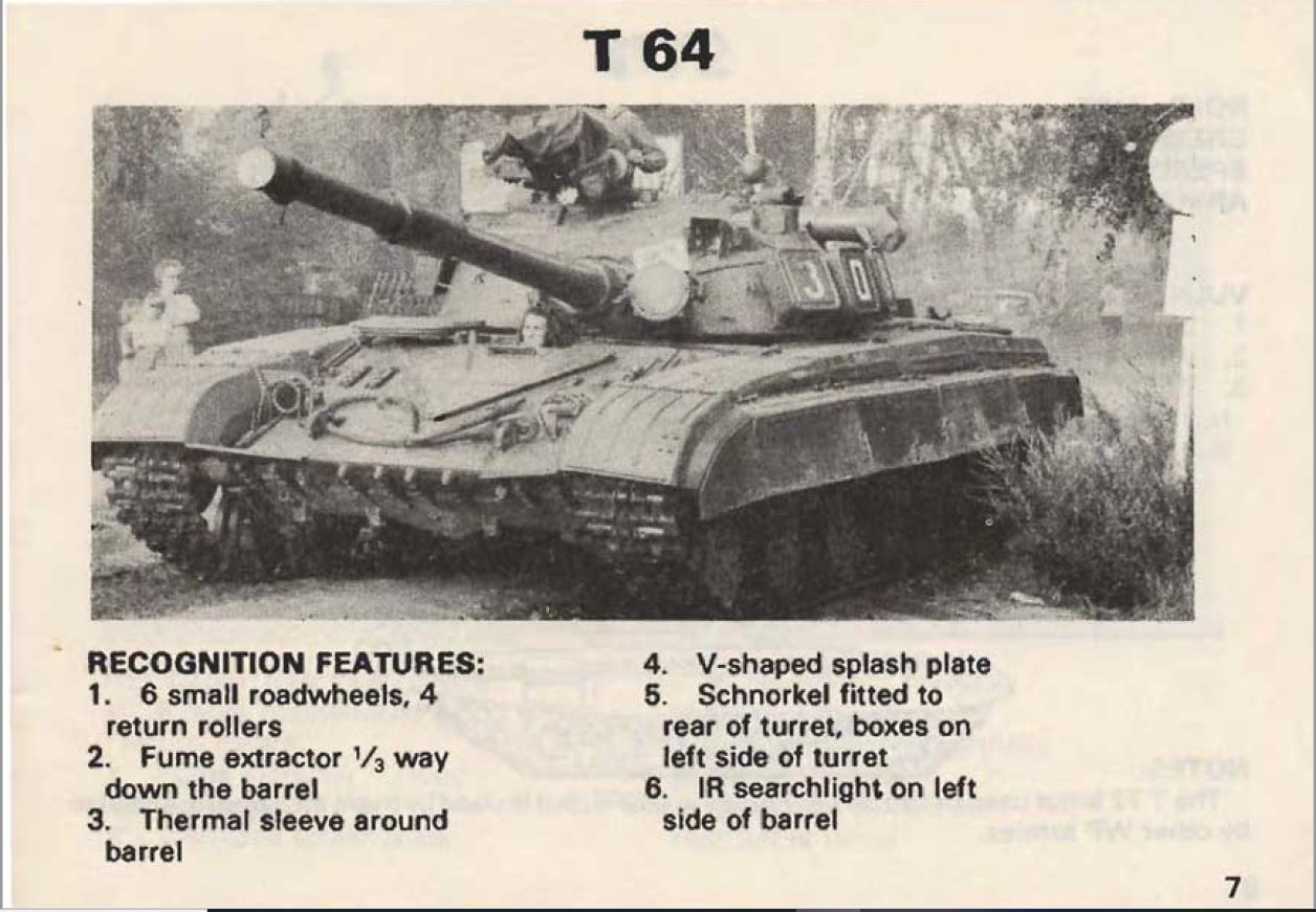 Soviet threat recognition guide 1988. 1 Tanks image 9