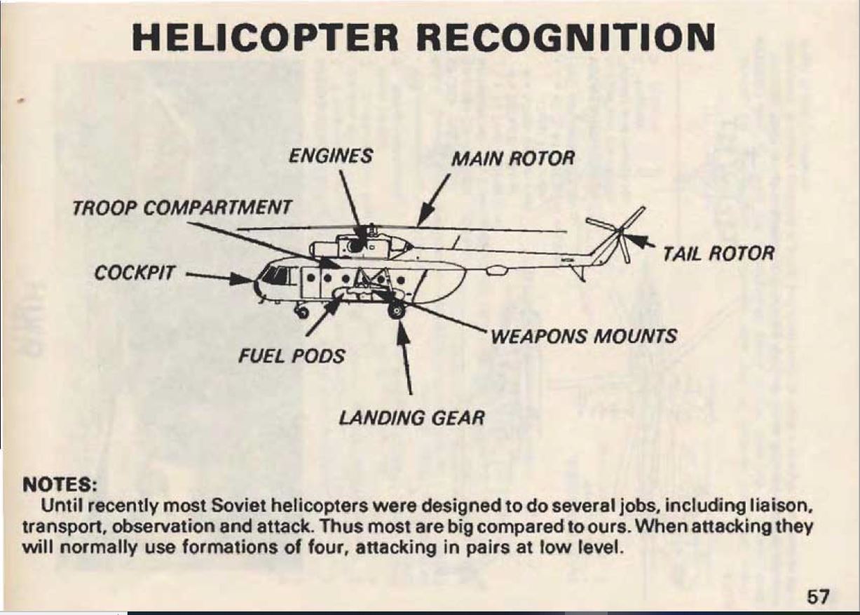 Soviet threat recognition guide 1988. Ground Support, ORBATs and Soviet Ranks image 1