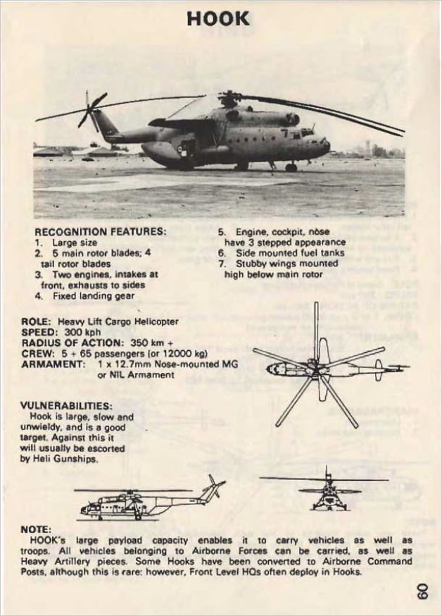 Soviet threat recognition guide 1988. Ground Support, ORBATs and Soviet Ranks image 4