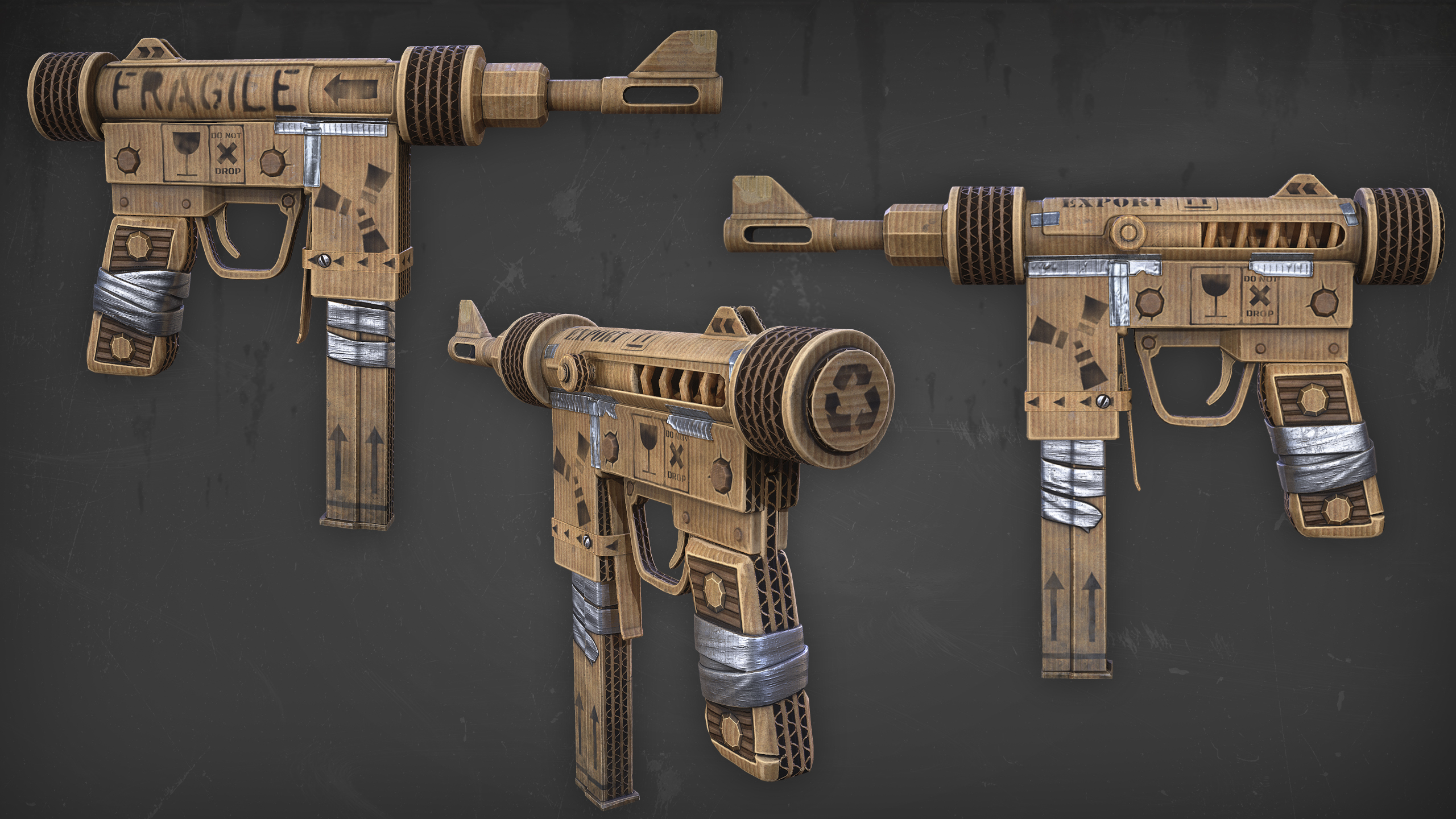 Cardboard SMG screenshot 1