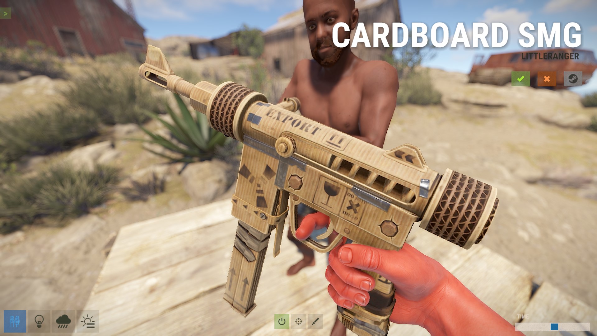 Cardboard SMG thumbnail 3