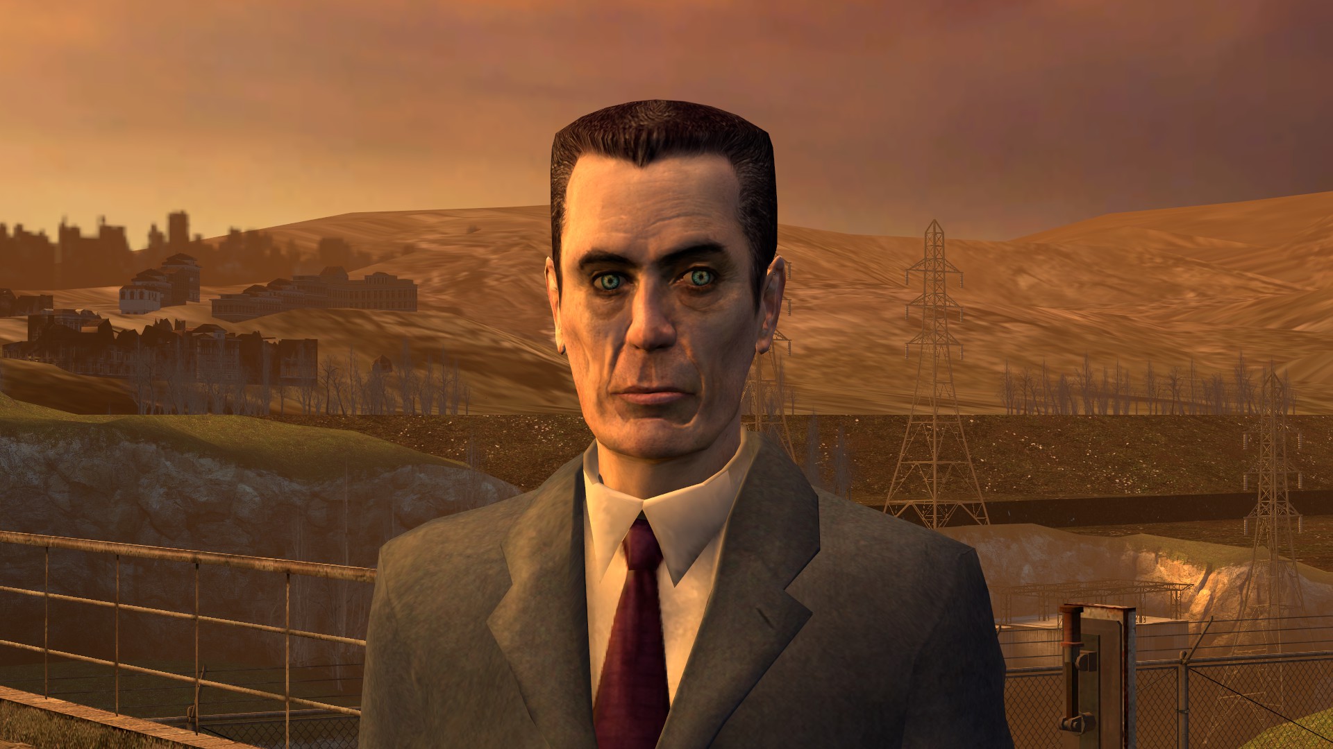 6 Image taken from the facial animation of the ”g-man” in Half Life 2